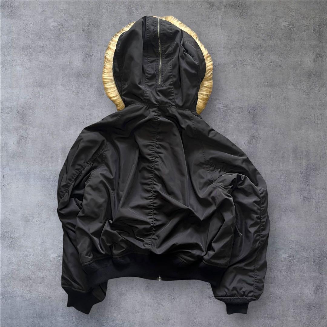 【美品】 マウジー N-2B フライトジャケット ブラック ファー付き y2k