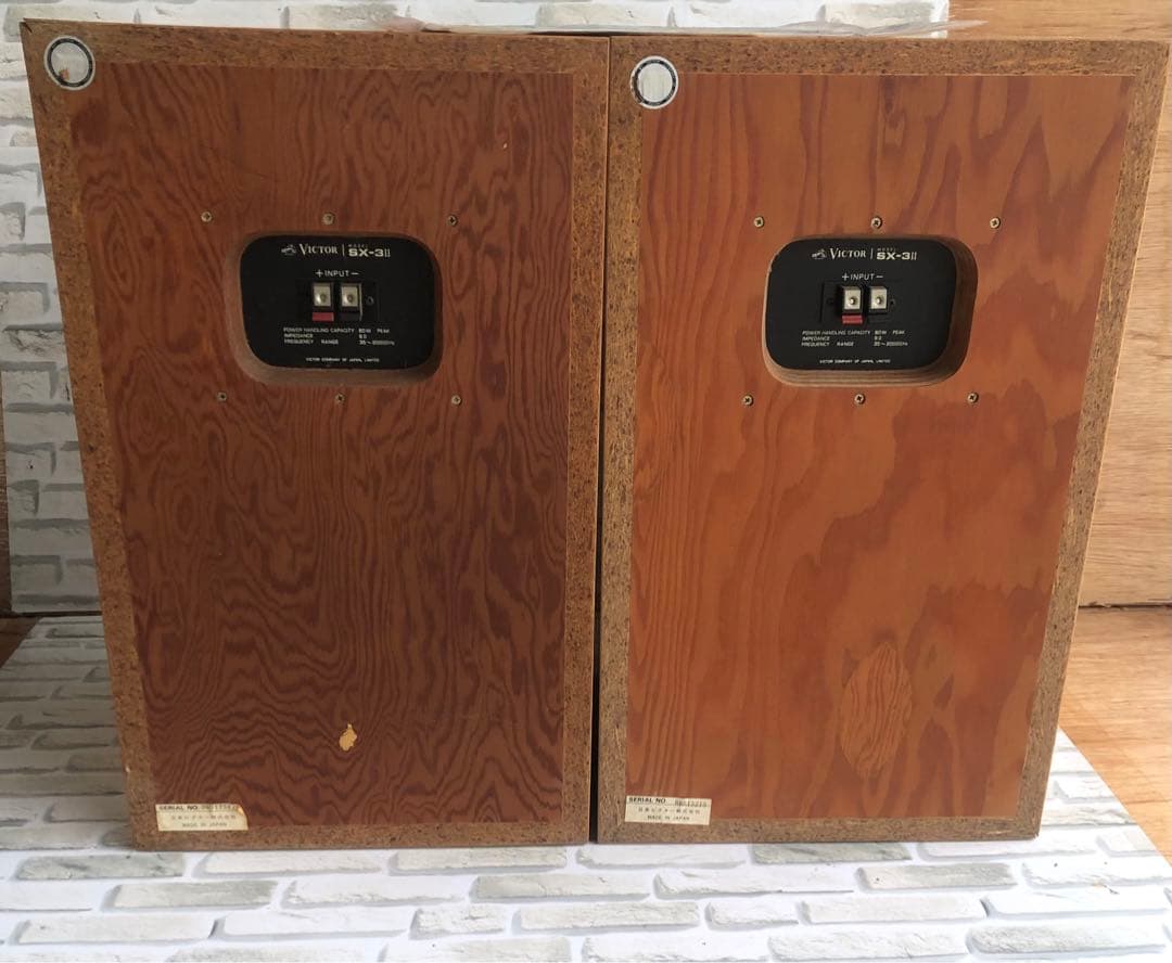 Victor ビクター ステレオスピーカー SX-3 Ⅱ ペア動作品(A1)