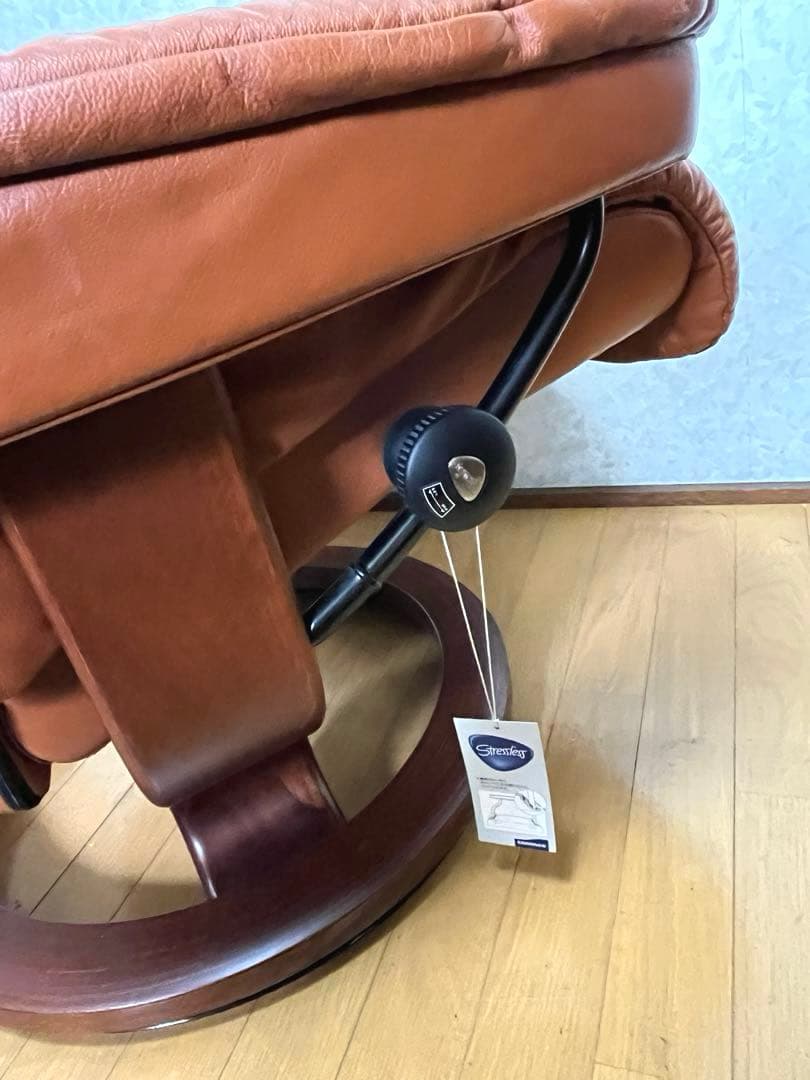 ば*ん様 EKORNES Stresslessレザー リクライニングチェアセット