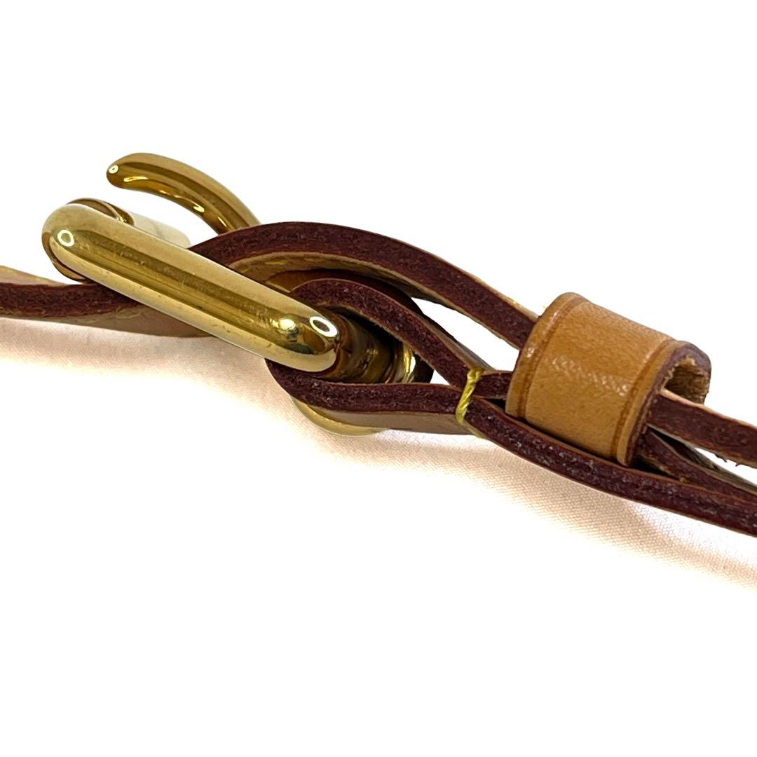 Louis Vuitton ルイヴィトン ストラップ ヌメ革 レザー ベージュ