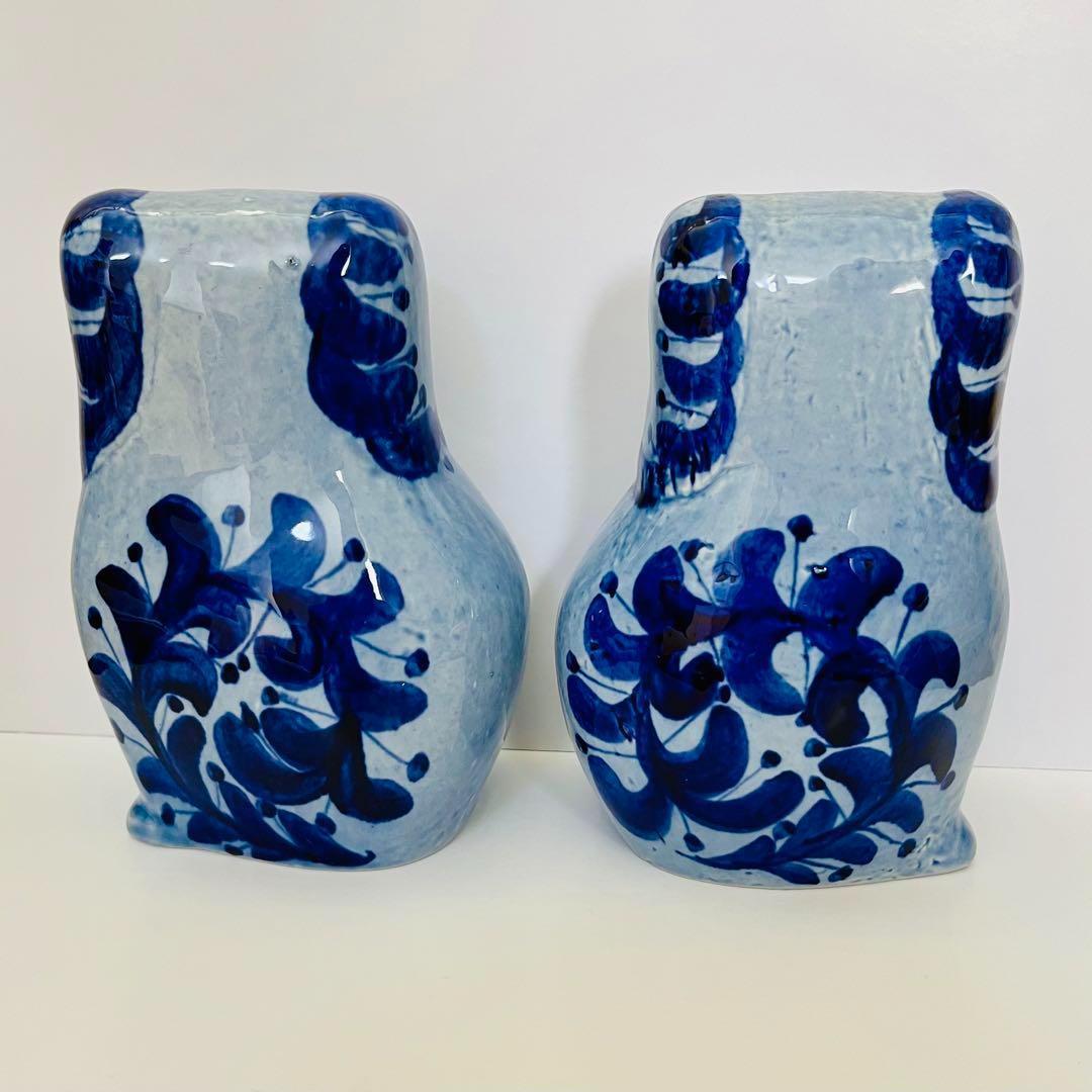 ★シール付き★【リサラーソン/プードル/左右2体セット】北欧/ビンテージ