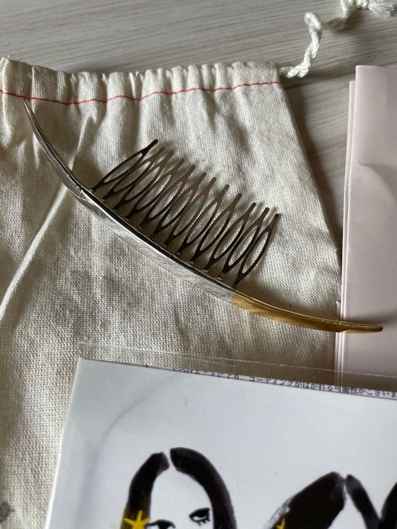 プリュイ　pluie コーム　ゴールド　シルバー