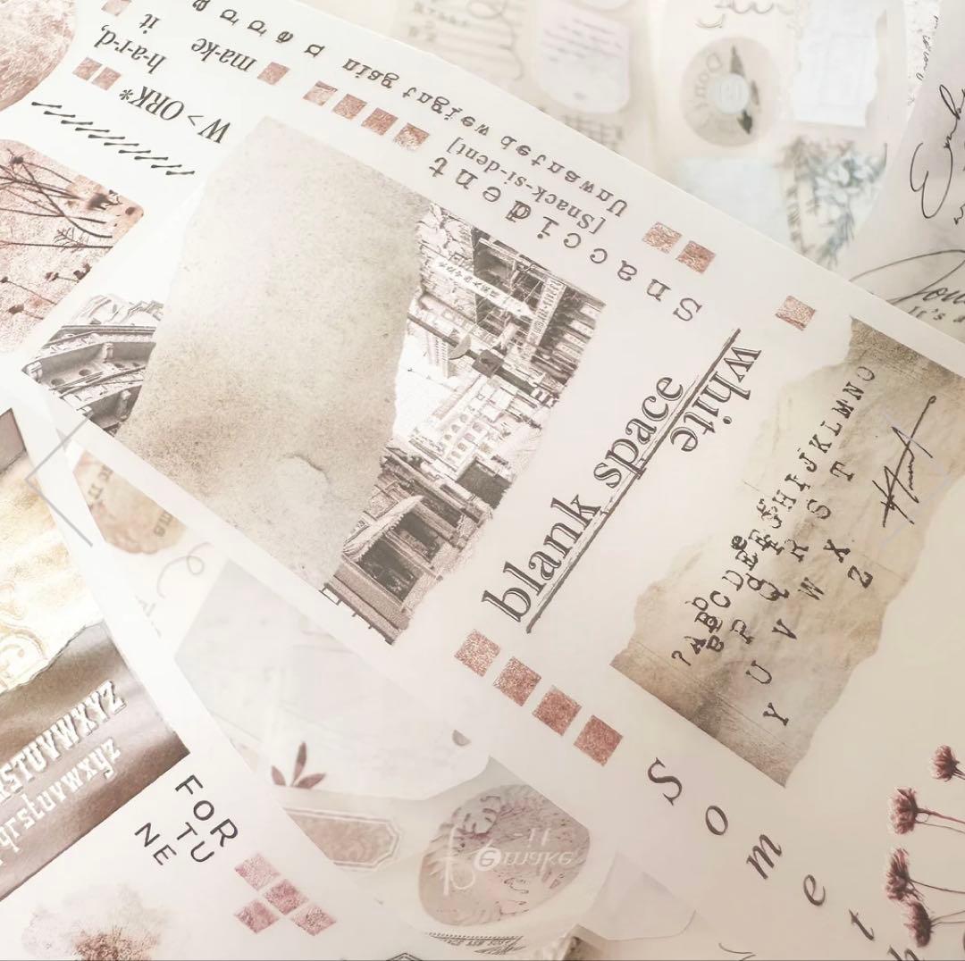 Journal pages 海外マスキングテープ　マステ 【1522】