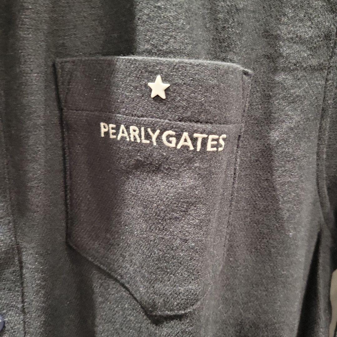 PEARLY GATES ポロシャツ サイズ5 ダークグレー