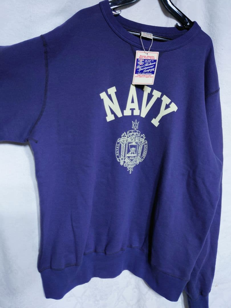 新品未使用 BUZZ RICKSON NAVY スウェット トレーナー