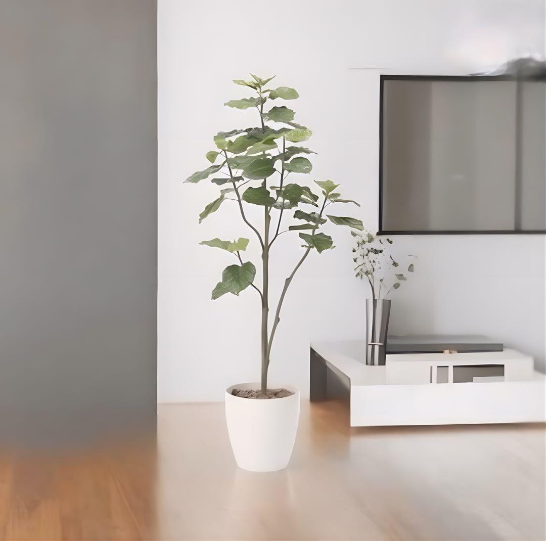光触媒　人工観葉植物　フェイクグリーン　ウンベラータツリー1.8ｍ