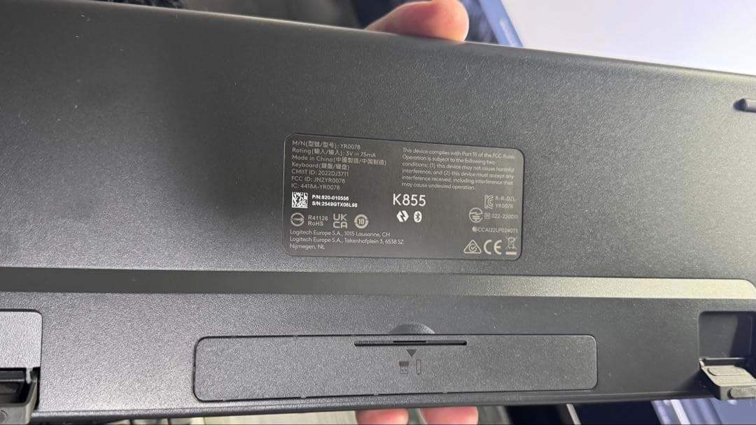 logi メカニカルキーボード K855GR 日本語配列