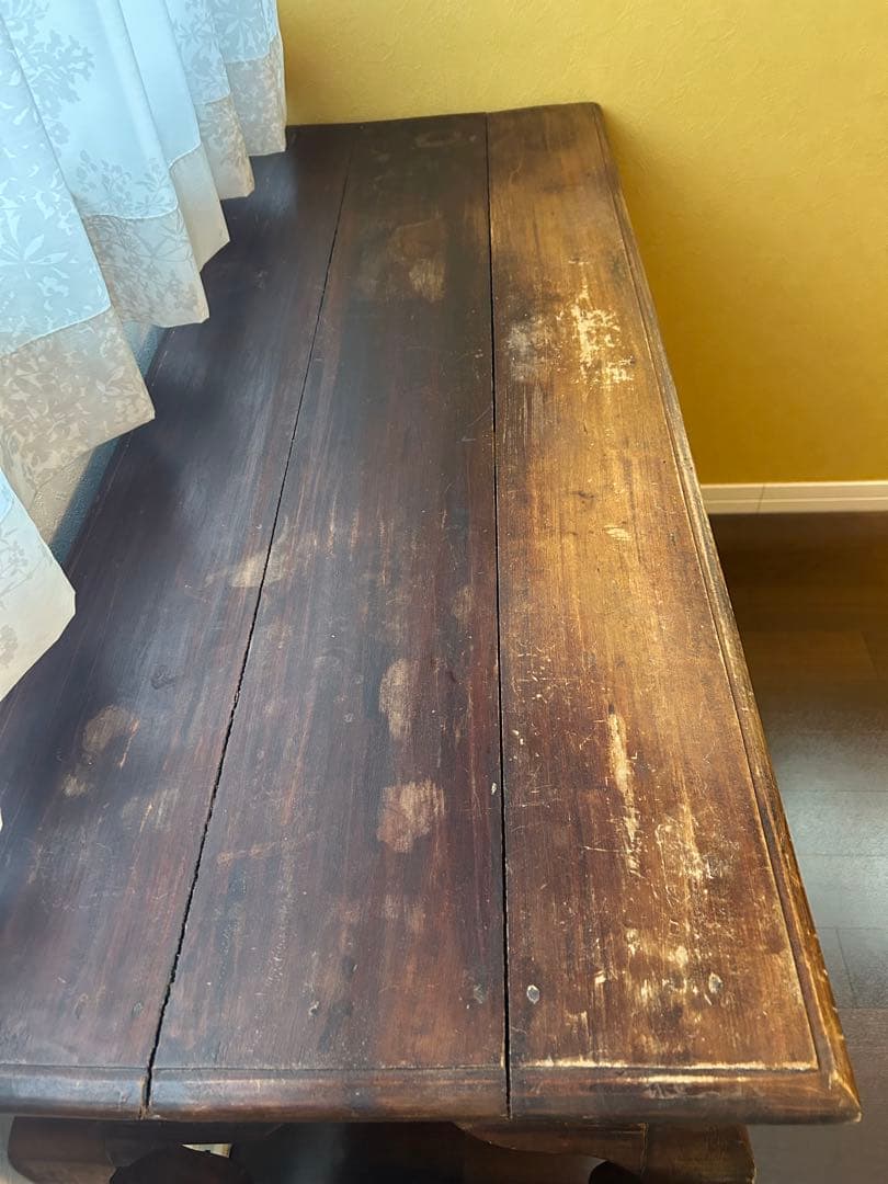 デスク　コンソールテーブル　アンティーク　アジア家具