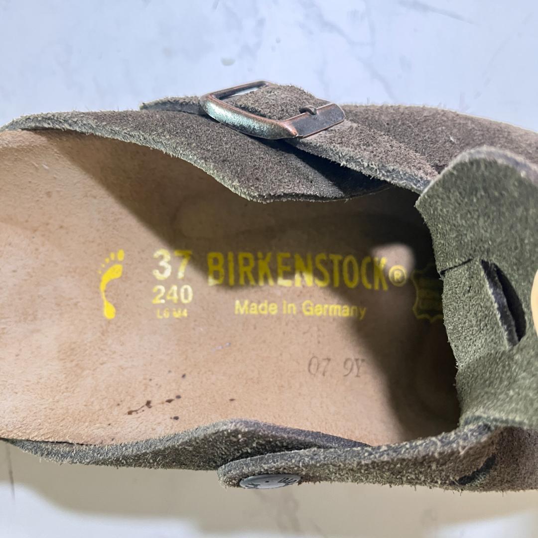 まゆたん ビルケンシュトック ボストン ブラウン 24cm ナロー幅 スウ
