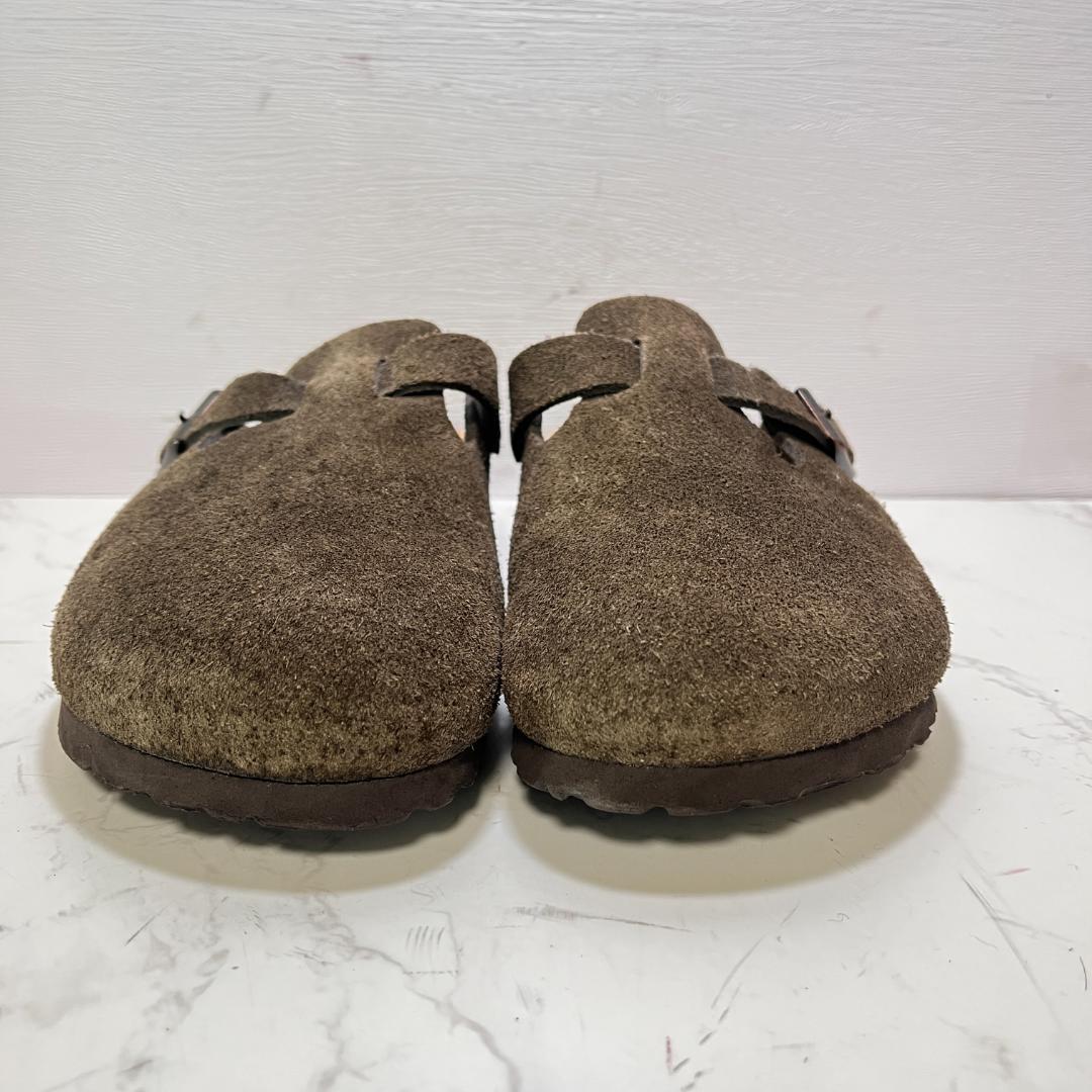 まゆたん ビルケンシュトック ボストン ブラウン 24cm ナロー幅 スウ