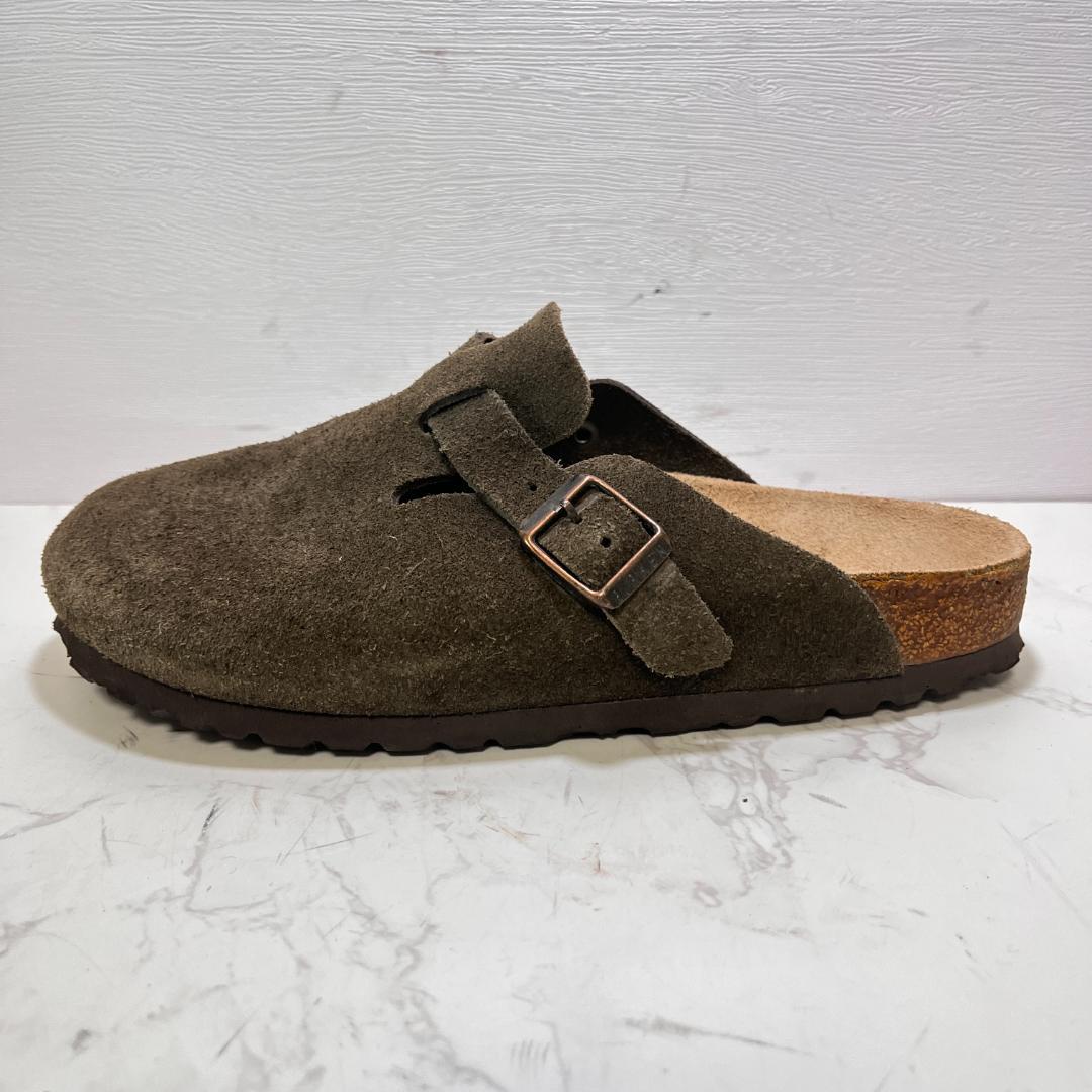 まゆたん ビルケンシュトック ボストン ブラウン 24cm ナロー幅 スウ