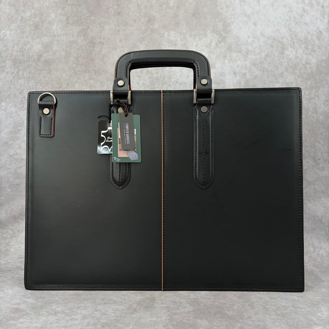 【美品✨】コンプレックスガーデンズ コタン レザー ビジネスバッグ 2WAY 黒
