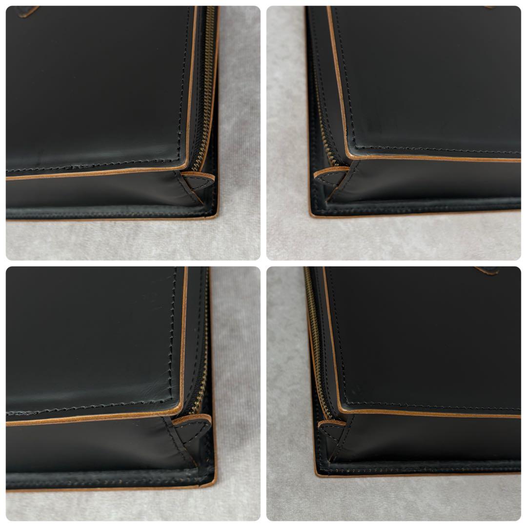 【美品✨】コンプレックスガーデンズ コタン レザー ビジネスバッグ 2WAY 黒