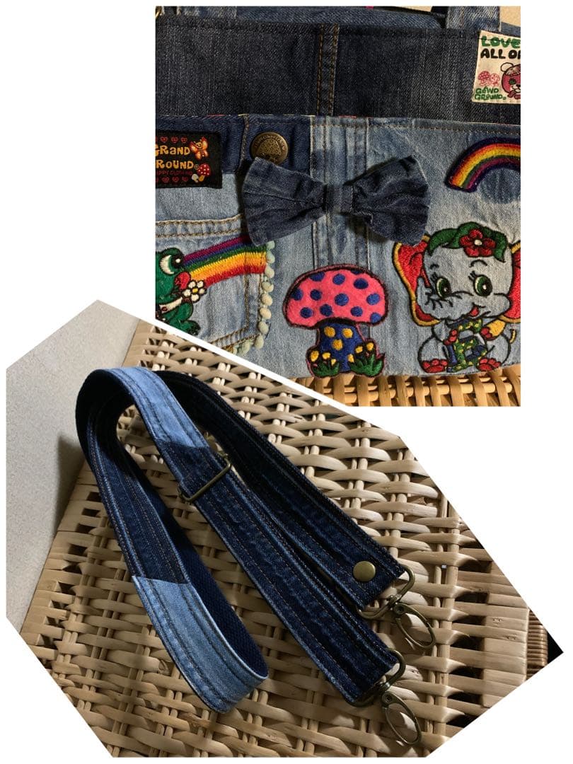 【anz.】ワイヤー口金ボストンバッグ(L)×3、ぽってりトートバッグ×2