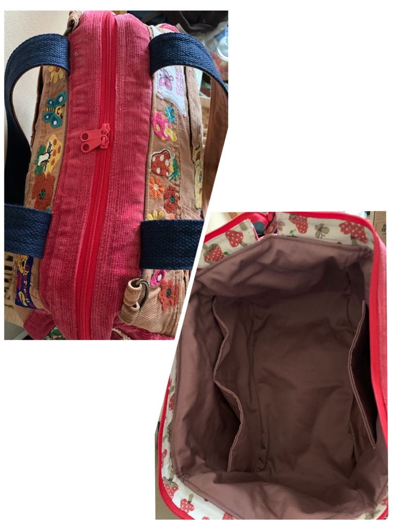 【anz.】ワイヤー口金ボストンバッグ(L)×3、ぽってりトートバッグ×2