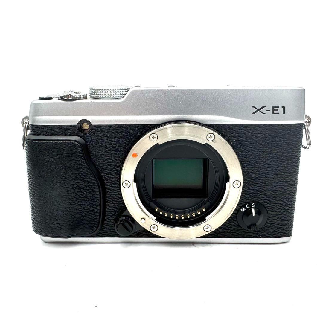 動作良好 FUJIFILM フジフィルムX-E1 ミラーレス 一眼　シルバー