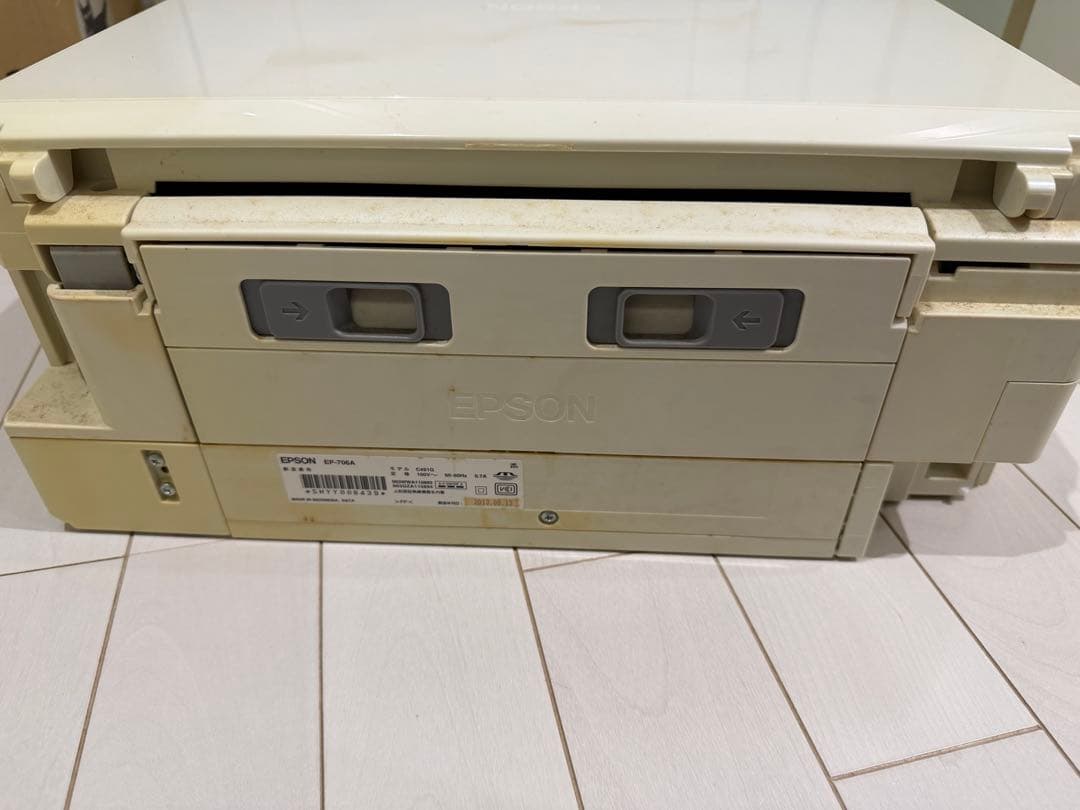 EPSON インクジェットプリンター 本体 EP-706A ジャンク品