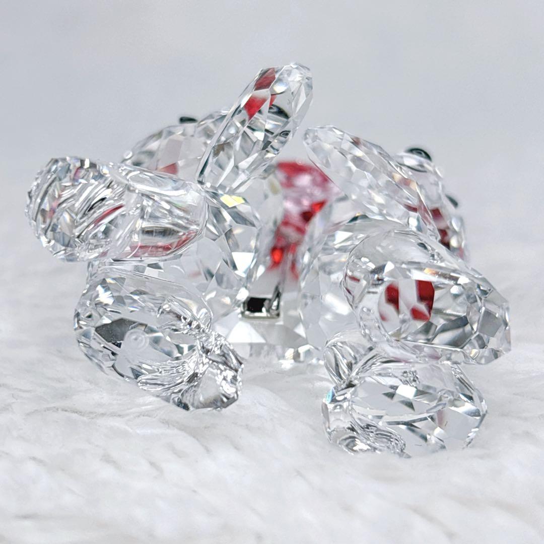 置物 SWAROVSKI Crystal Bear Heart Balloons