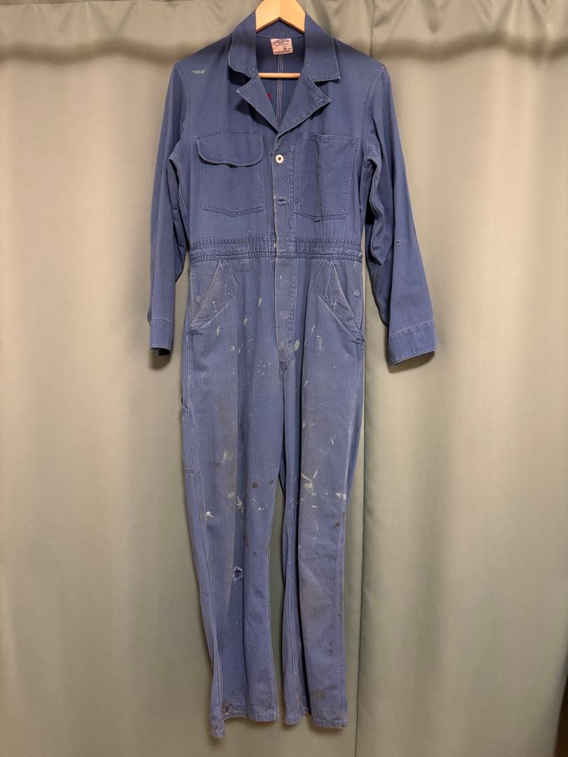 40s anderson オールインワン　ヘリンボーン　ヴィンテージ