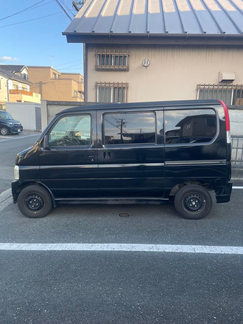 ホンダ バモス　黒 軽バン 2003年式
