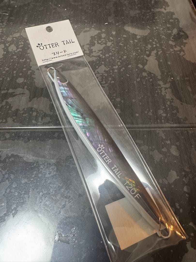 【希少品】オッターテイル メタルジグ アワビ 南洋貝GB 120g BREED