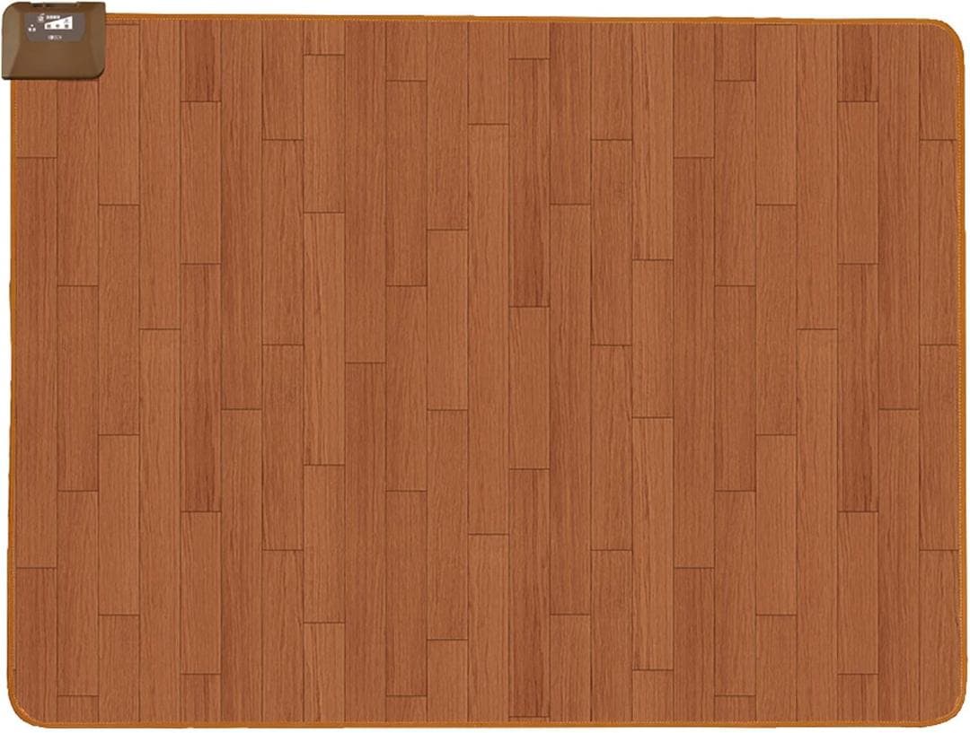 【新品・未開封・保証付】広電 電気カーペット1.5畳 ブラウン（フローリング調）