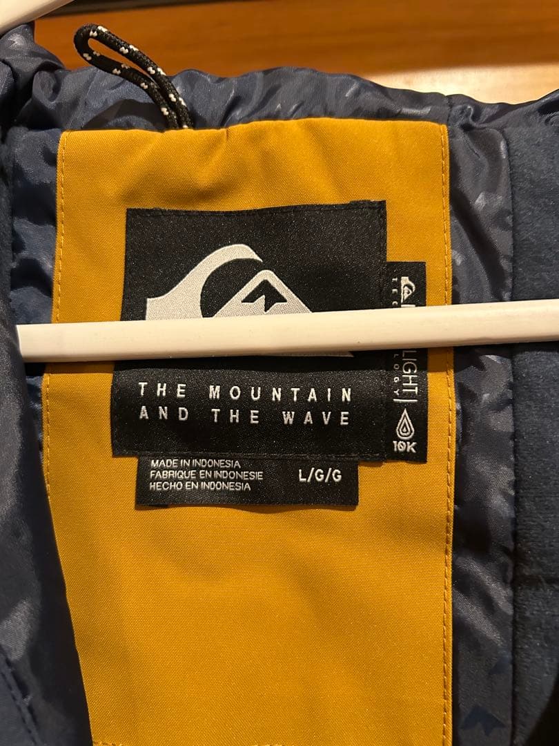 LサイズQUICKSILVER SYCAMORE JKスノーボード　ジャケット