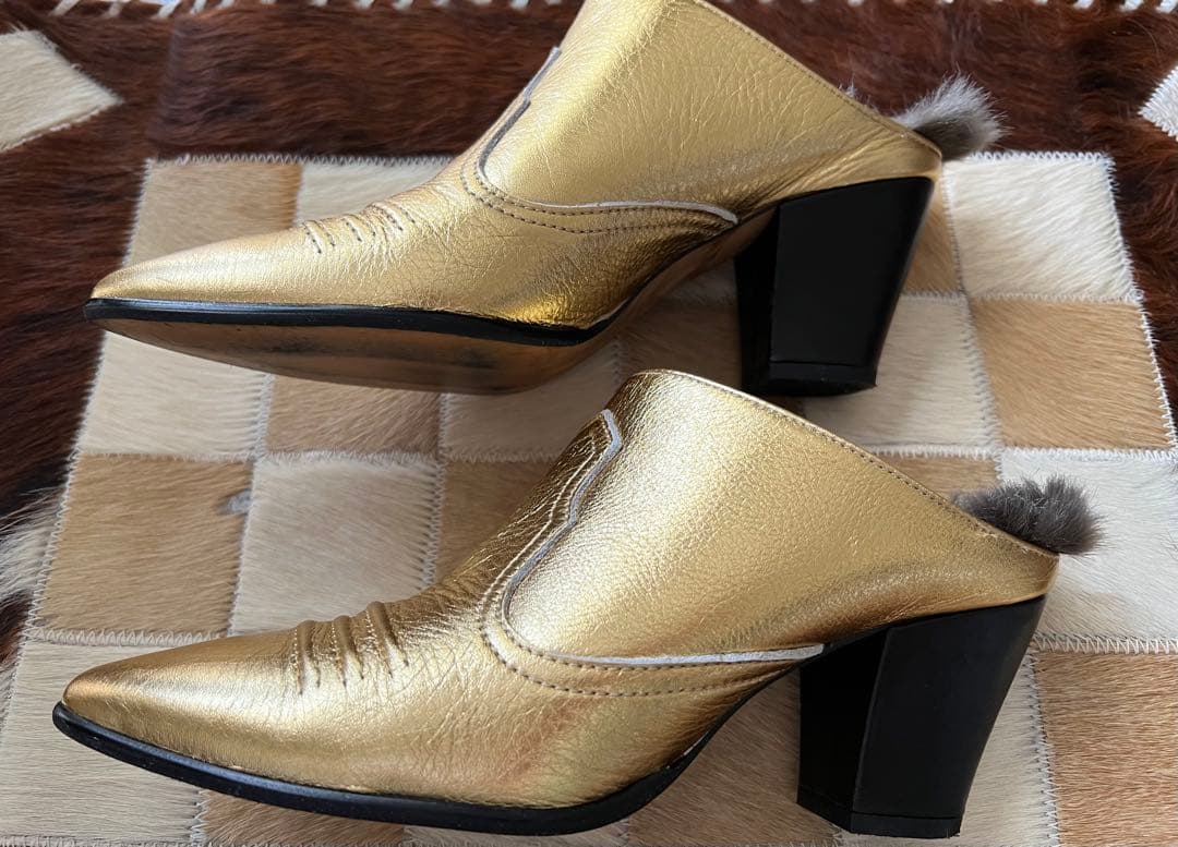 C ME ゴールドブーツcityshop 26cm