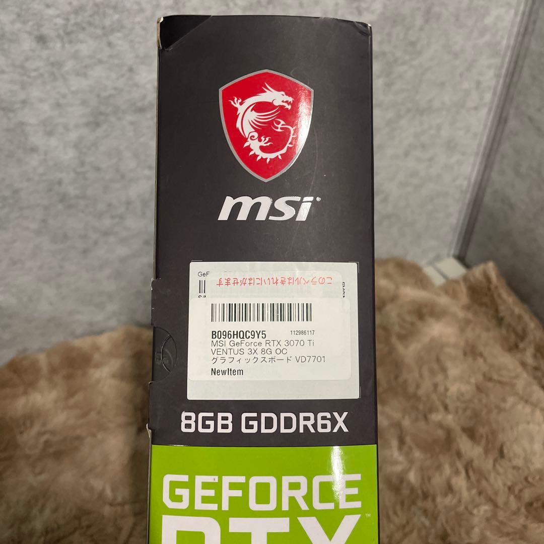 グラフィックボード・グラボ・ビデオカード MSI GeForce RTX 3070 Ti VENTUS 3X 8G OC