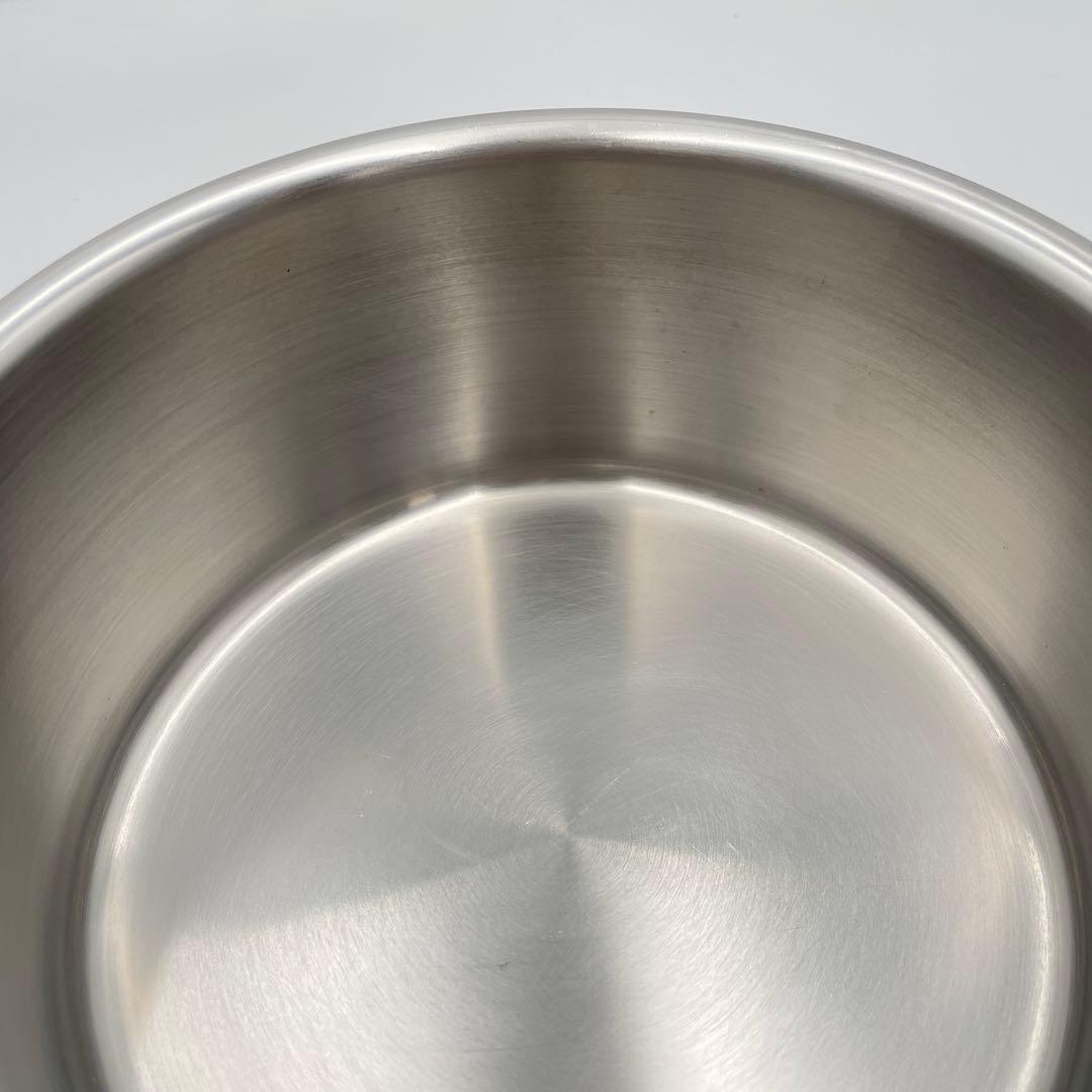 【美品】CRISTEL Lシリーズ 深鍋 16cm ステンレス蓋付き IH対応