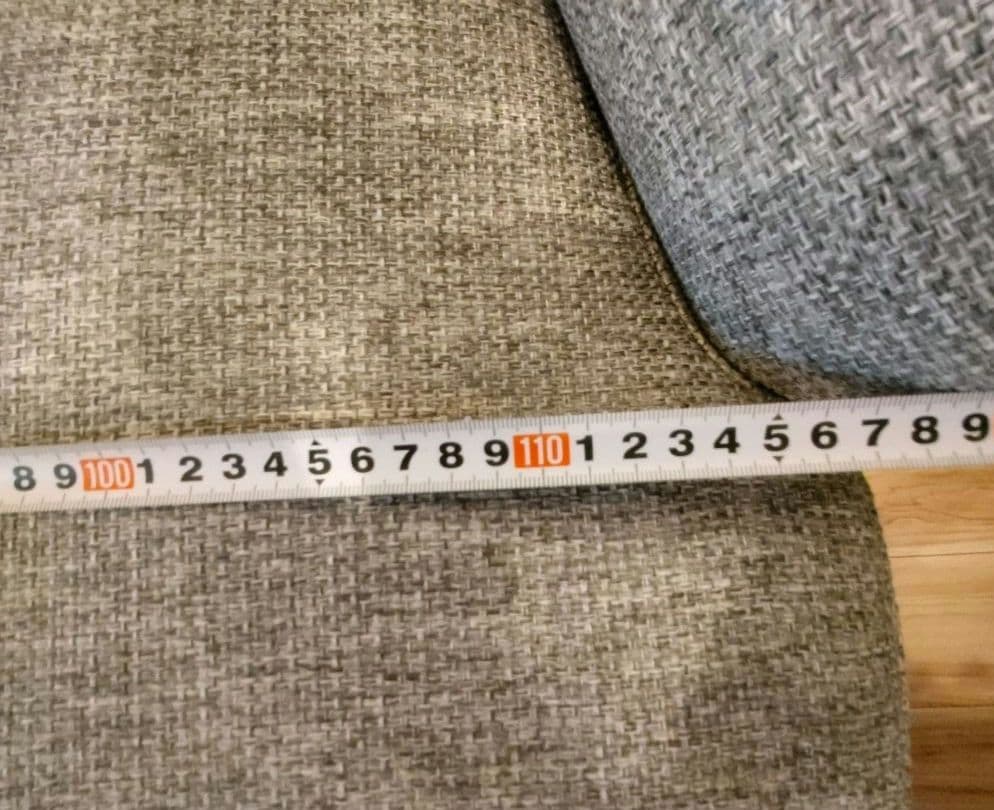 UNICO 2人掛けソファ　グレー　 ファブリック