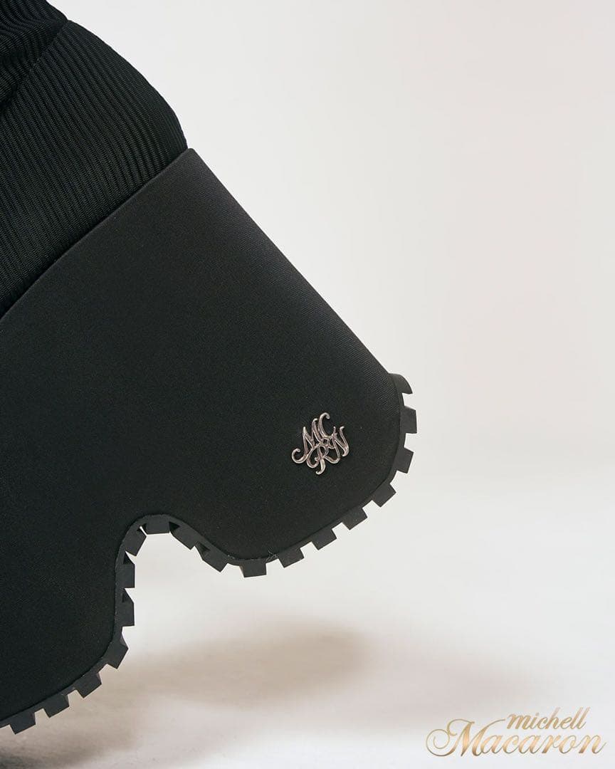 ミシェルマカロン 厚底ストレッチロングブーツ