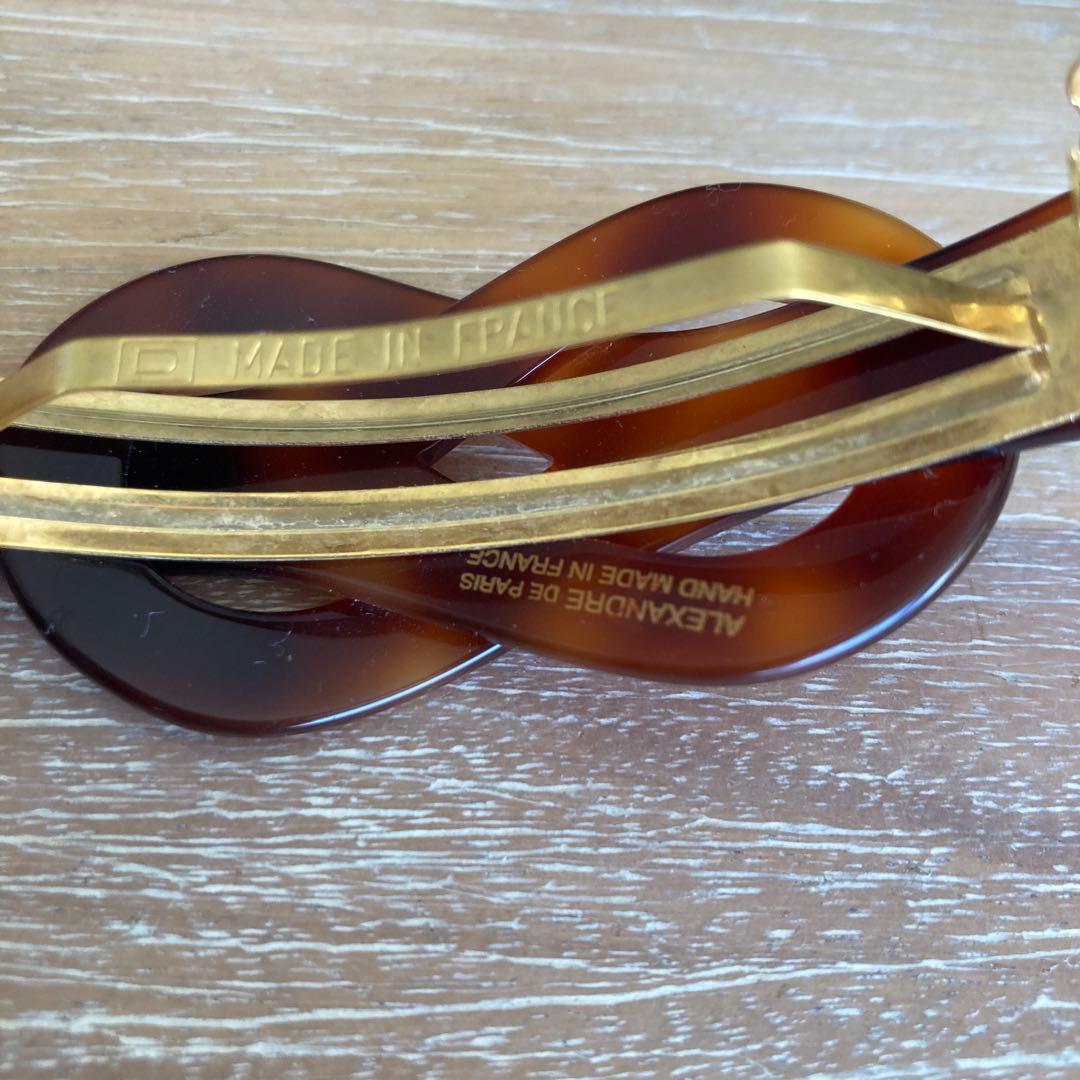 アレクサンドル ドゥ パリ ALEXANDRE DE PARIS バレッタ 鼈甲