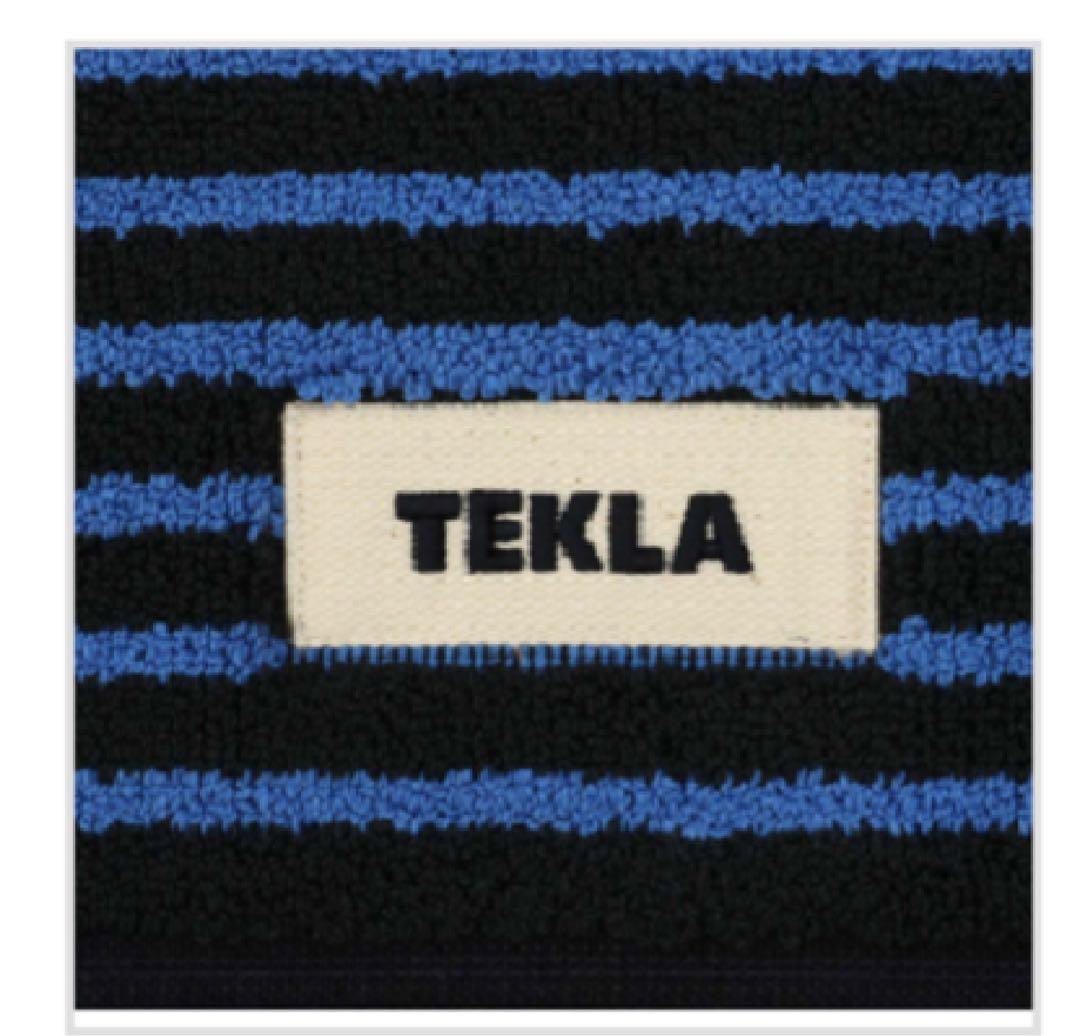 ann_　TEKLA（テクラ）バスマット70x50 BLACK&BLUE