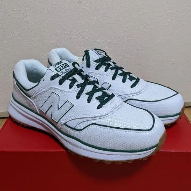 値下げ ニューバランス MALBON GOLF X 997Gホワイト 26.0