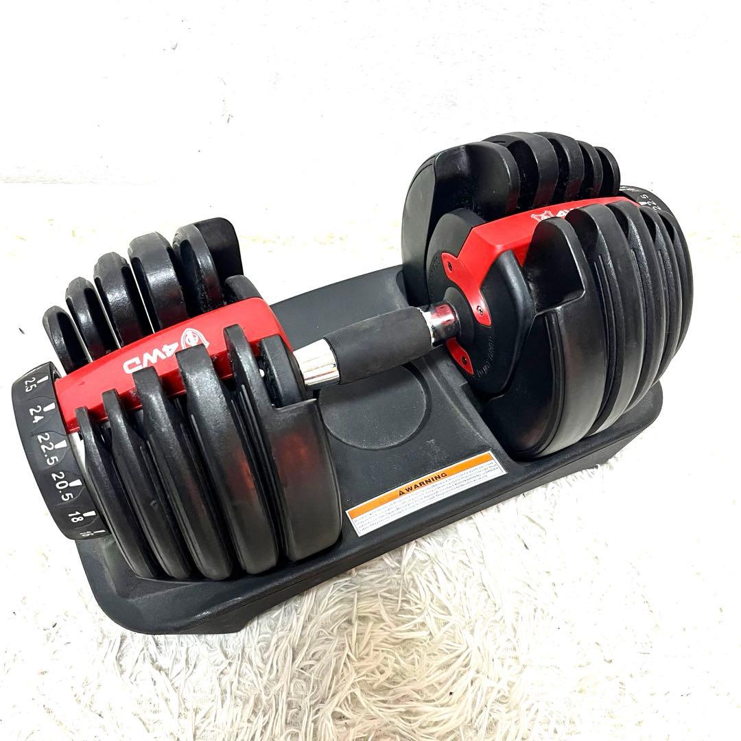 ② 4WD 可変式ダンベル 24kg×2セット アジャスタブル トレーニング