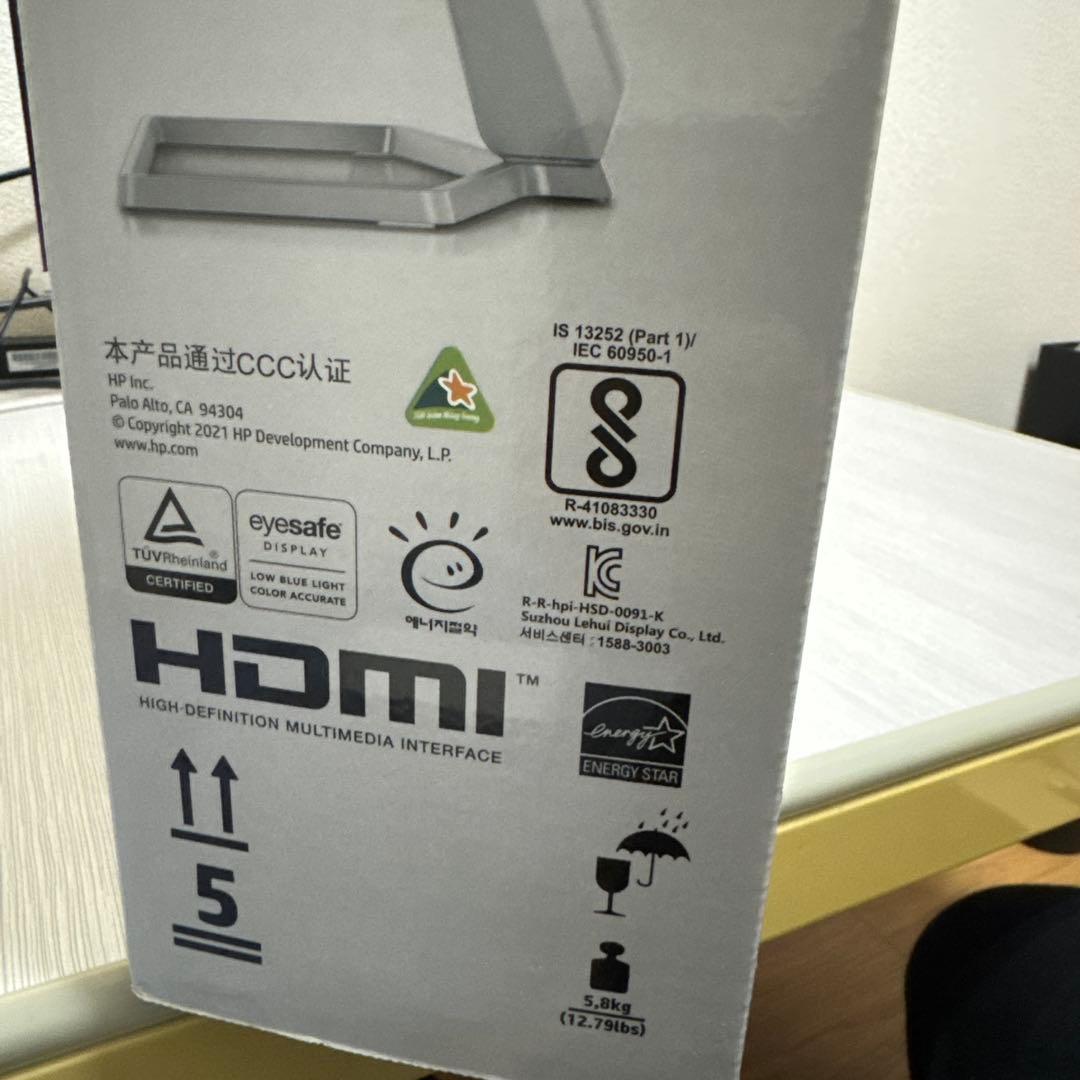 HP 27インチ　モニター　IPSパネル　フルHD 非光沢　m27f