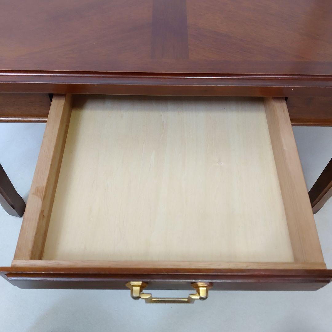 マルニ木工 地中海 センターテーブル 楕円形引き出し付き クラシカル