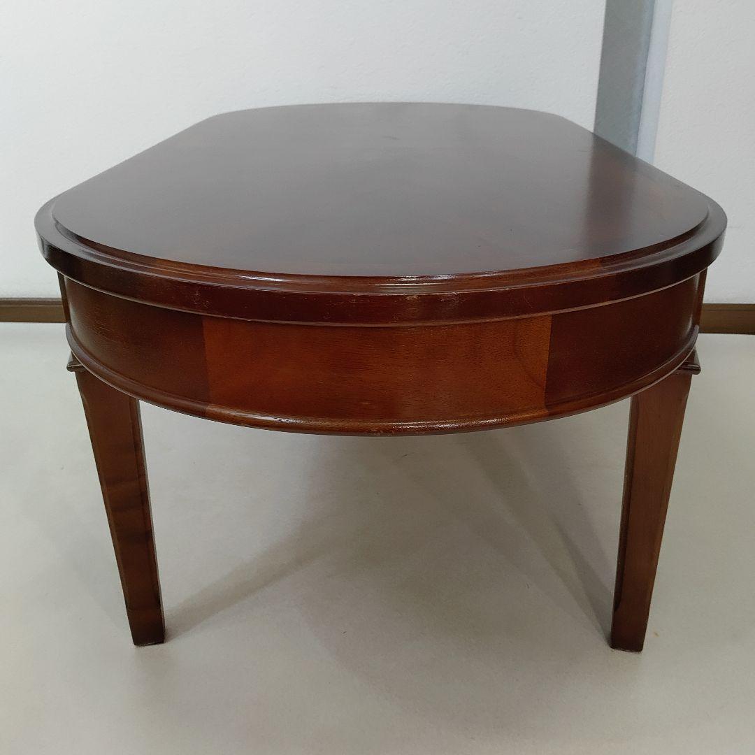 マルニ木工 地中海 センターテーブル 楕円形引き出し付き クラシカル