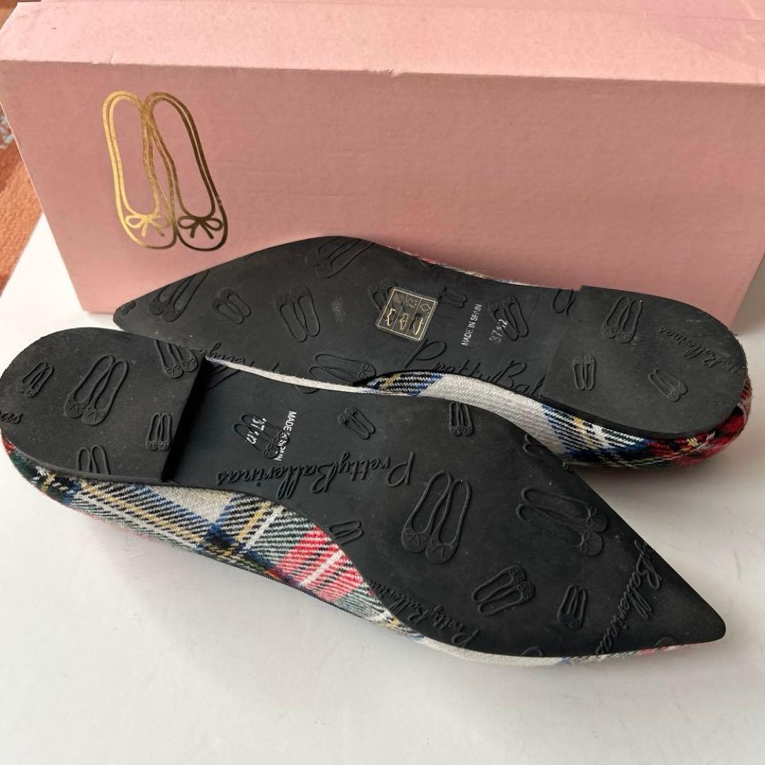 新品prelly ballerinasバレエシューズ 37.5 スペイン製