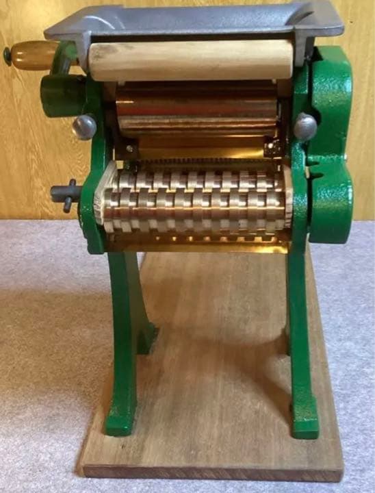 小野式製麺機2型両刃幅広　二郎系　家系　ちゃん系　家二郎　ラーメン　蕎麦　うどん