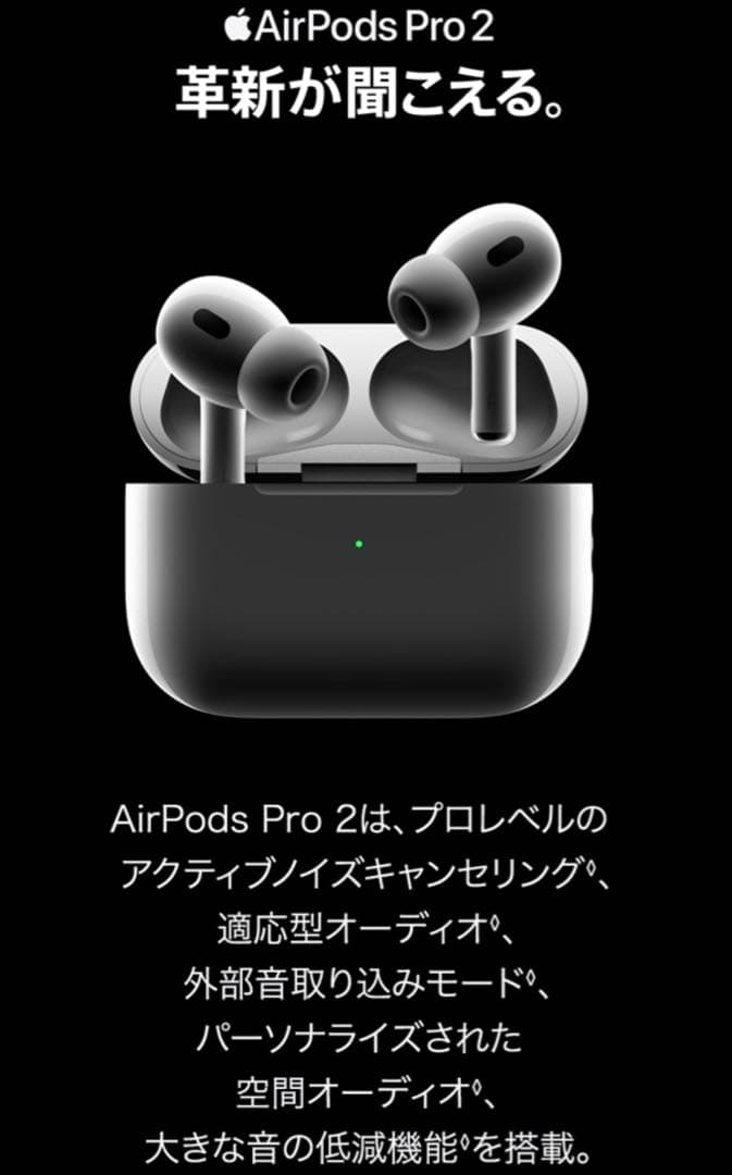 Apple AirPods Pro 2 ワイヤレスイヤホン
