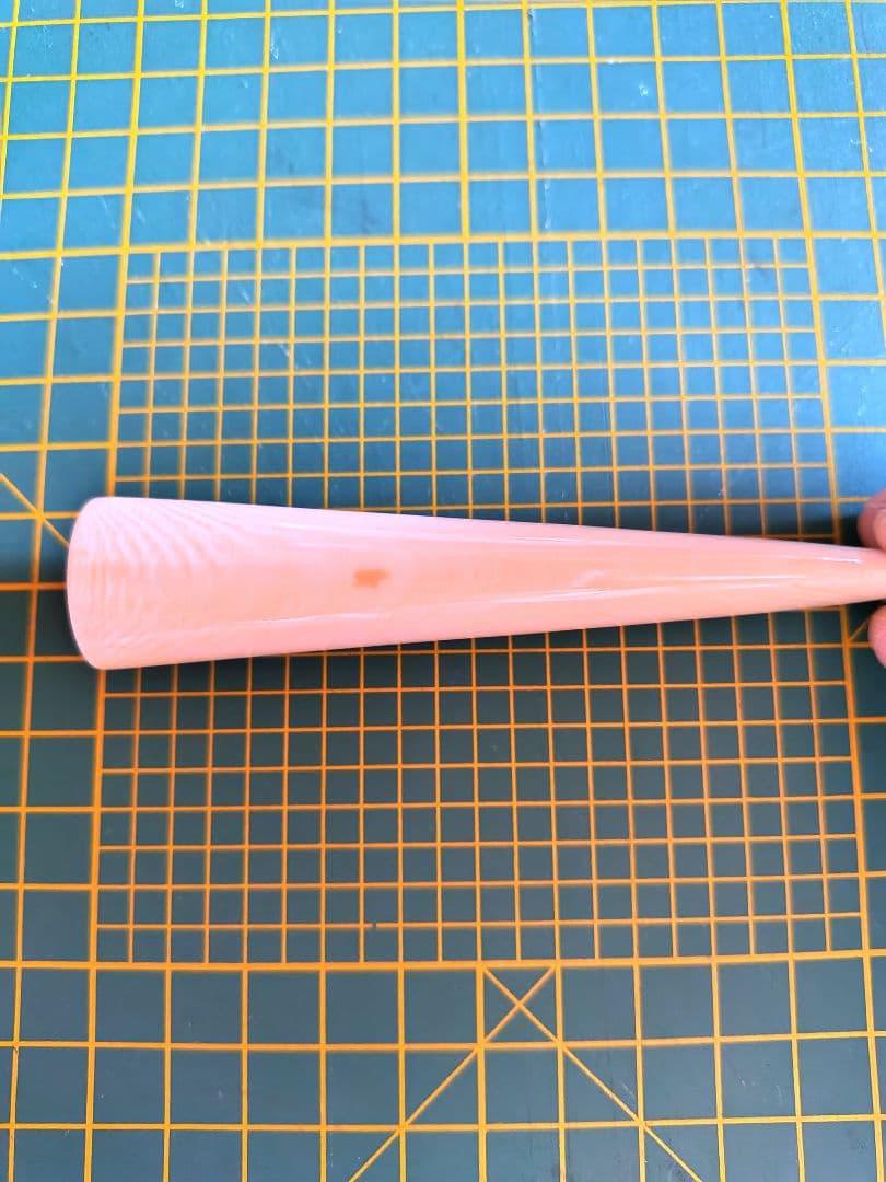 昭和レトロ 天然素材 象牙調 煙管パイプ長さ10cm超