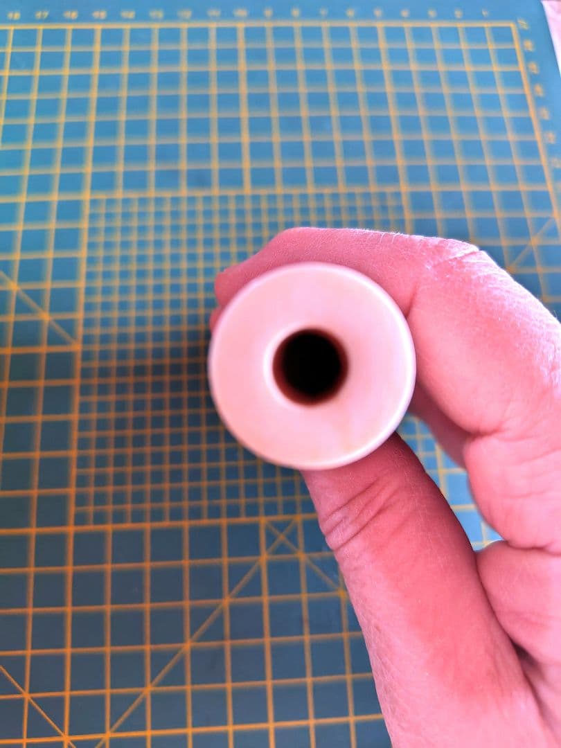 昭和レトロ 天然素材 象牙調 煙管パイプ長さ10cm超