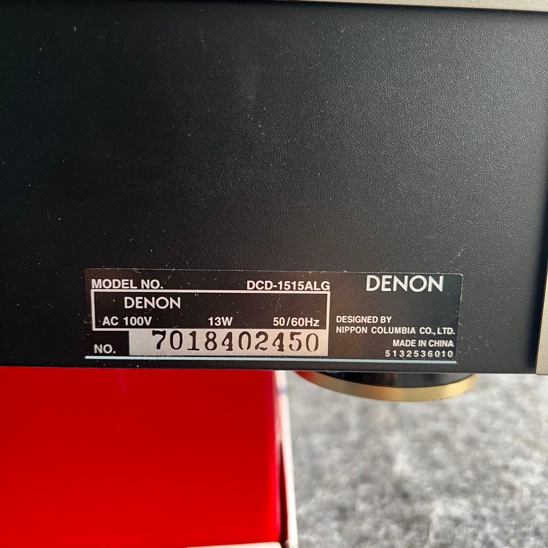 E16激安早い者勝ち✨　DENON DCD-1515ALG CDプレーヤー