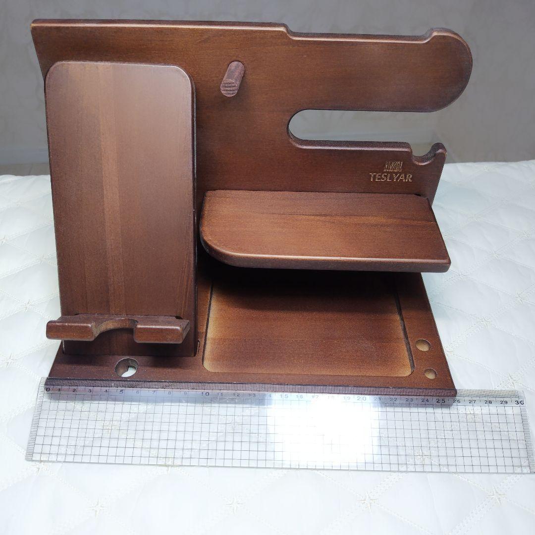 56* TESLYAR 木製スマートフォンスタンド