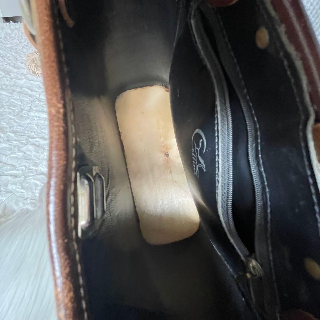 70Sヴィンテージ　Enid Collins/エニッドコリンズバッグ　鳥かご　花