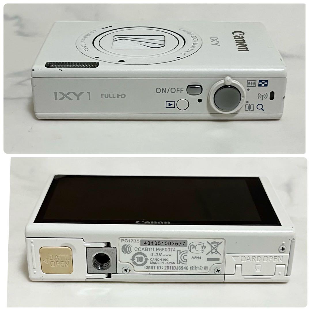 Canon キャノン IXY1 コンパクトデジタルカメラ ホワイト
