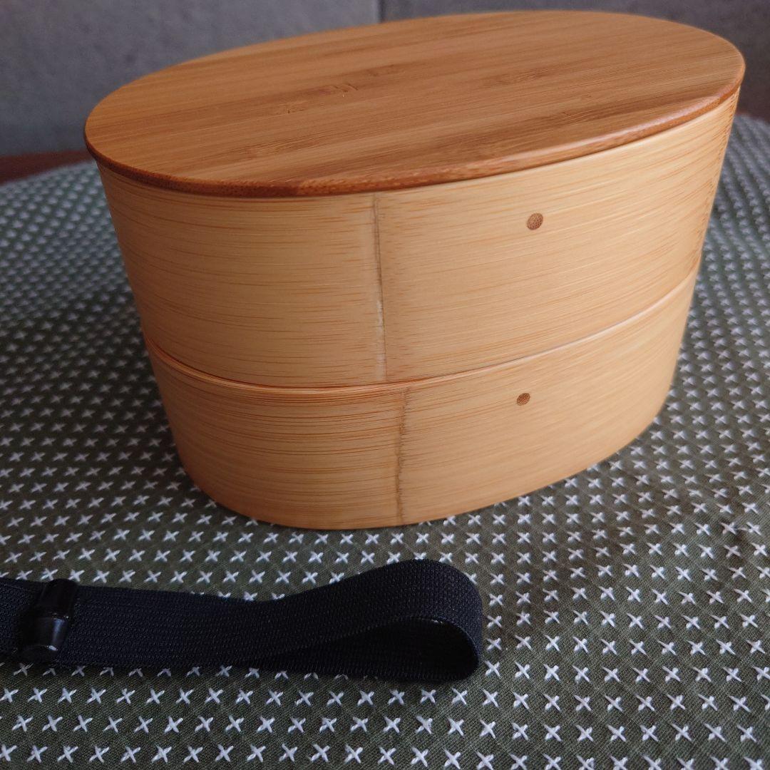 公長齋小菅　二段弁当箱　黒