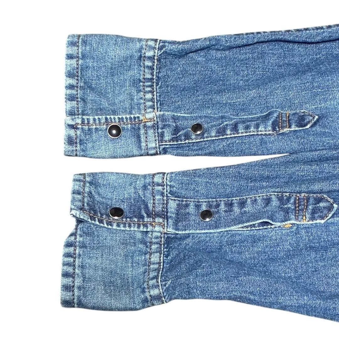 サカイ sacai ドッキング デニム シャツ ストライプ レディース F